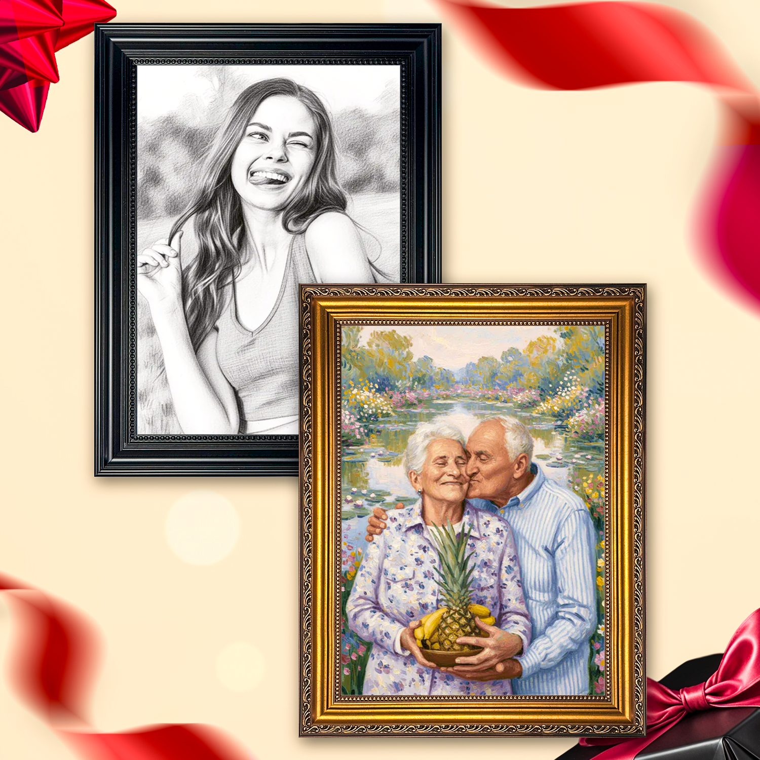 Portret na płótnie - StwórzPrezent.pl