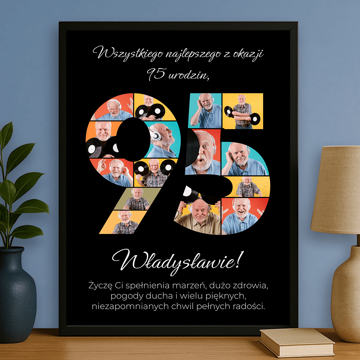 95 urodziny – plakat personalizowany dla niego - StwórzPrezent.pl