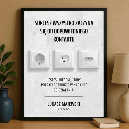 Biznesmen Roku - plakat personalizowany dla mężczyzny - StwórzPrezent.pl