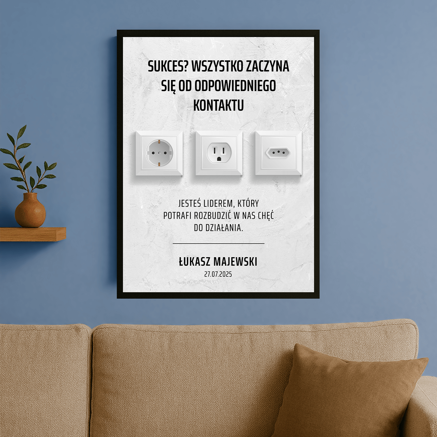 Biznesmen Roku - plakat personalizowany dla mężczyzny - StwórzPrezent.pl