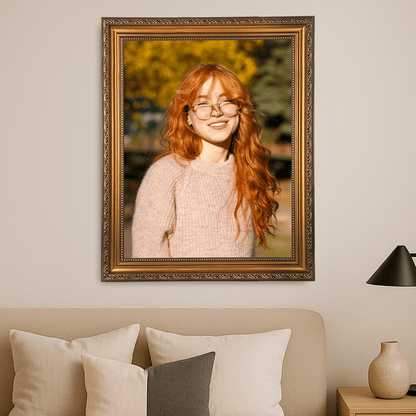 Dziewczyna - portret na płótnie dla niej - StwórzPrezent.pl