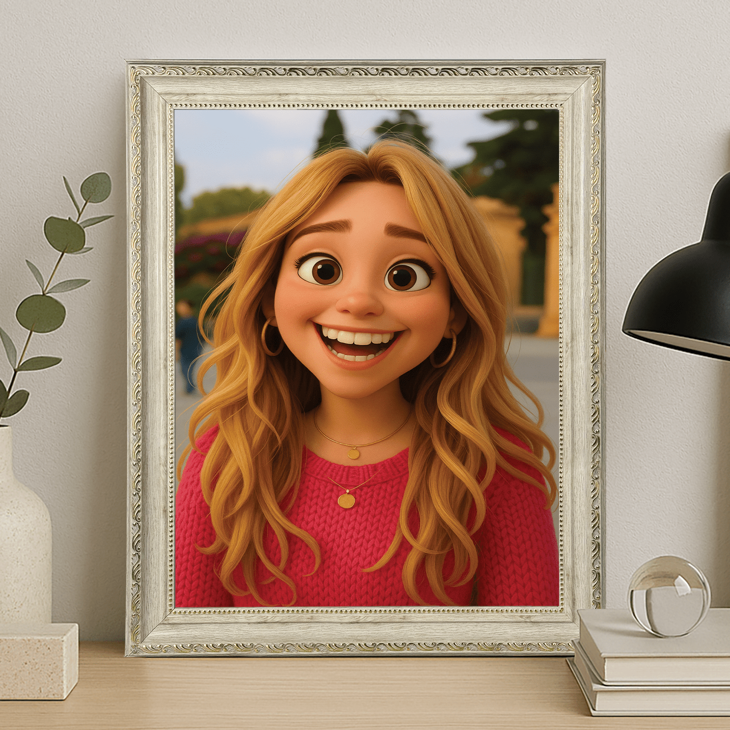 Dziewczyna w stylu animacji 3D - portret na płótnie dla niej - StwórzPrezent.pl