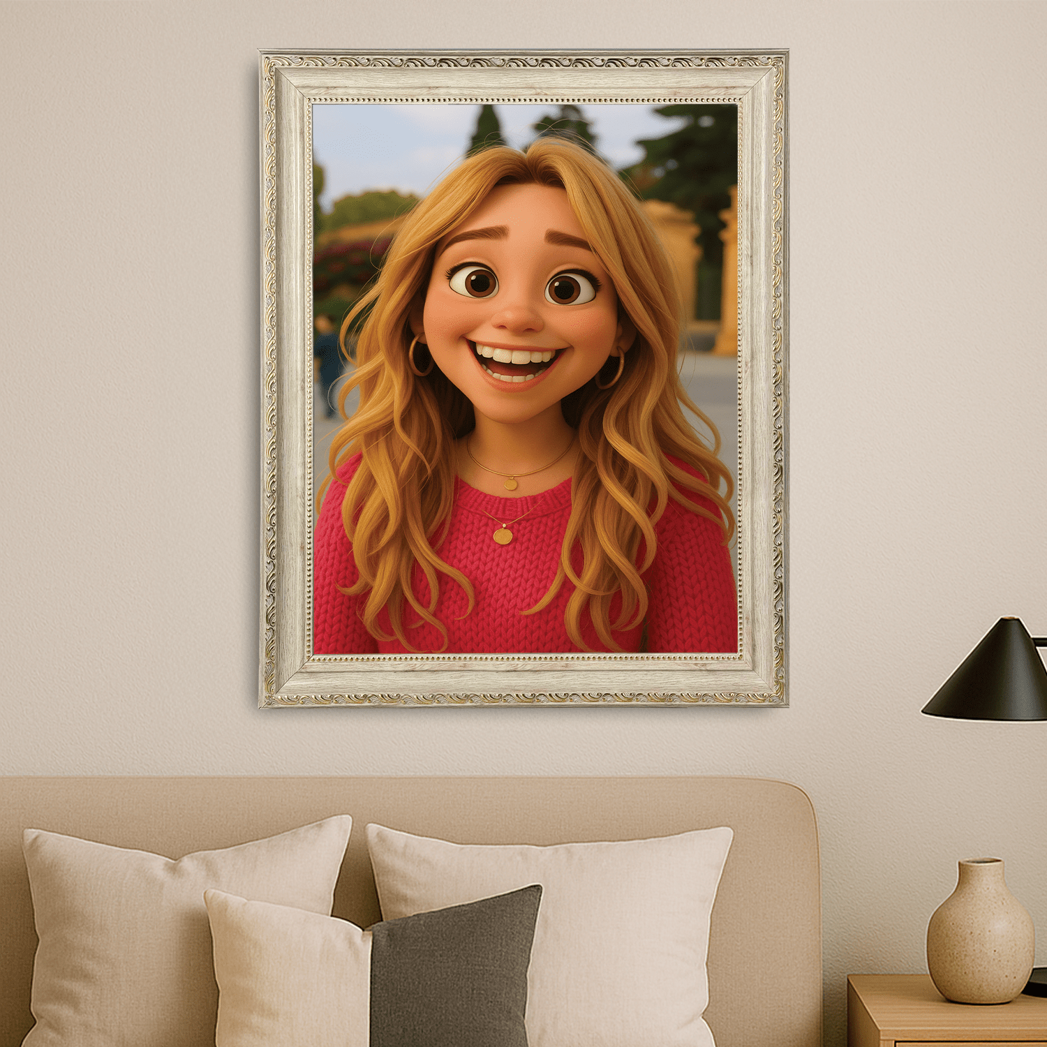 Dziewczyna w stylu animacji 3D - portret na płótnie dla niej - StwórzPrezent.pl