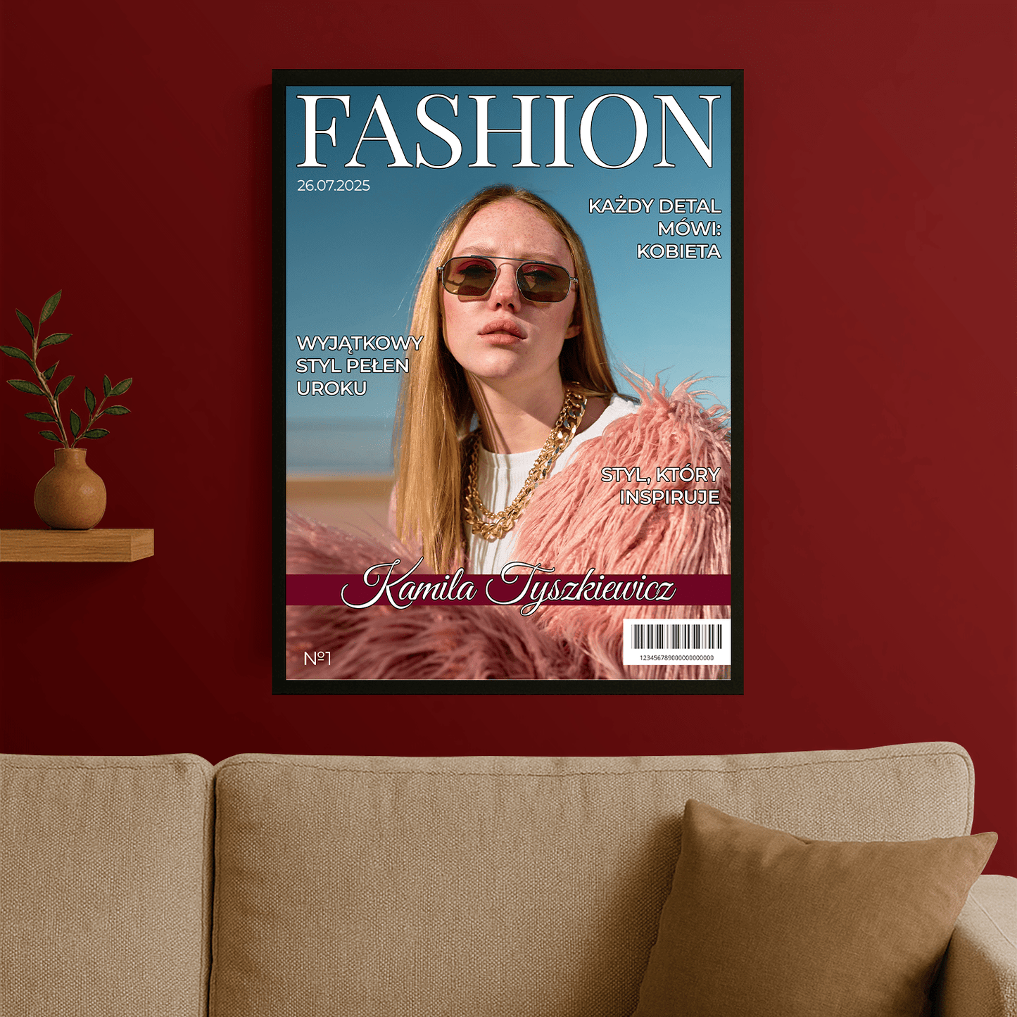 Ikona Stylu - plakat personalizowany dla niej - StwórzPrezent.pl