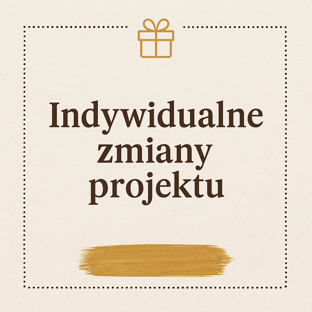 Indywidualne zmiany w projekcie produktu - StwórzPrezent.pl
