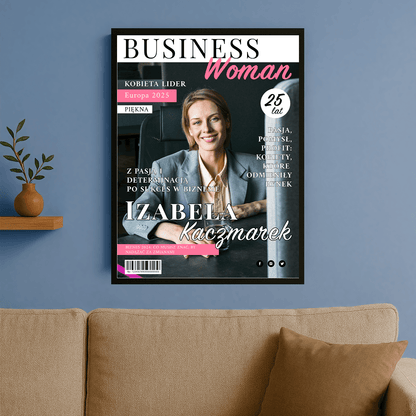 Kobieta biznesu - plakat personalizowany dla niej - StwórzPrezent.pl