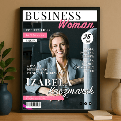 Kobieta biznesu - plakat personalizowany dla niej - StwórzPrezent.pl