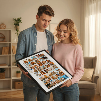 Kolaż najlepsze momenty - personalizowany plakat dla przyjciółki - StwórzPrezent.pl