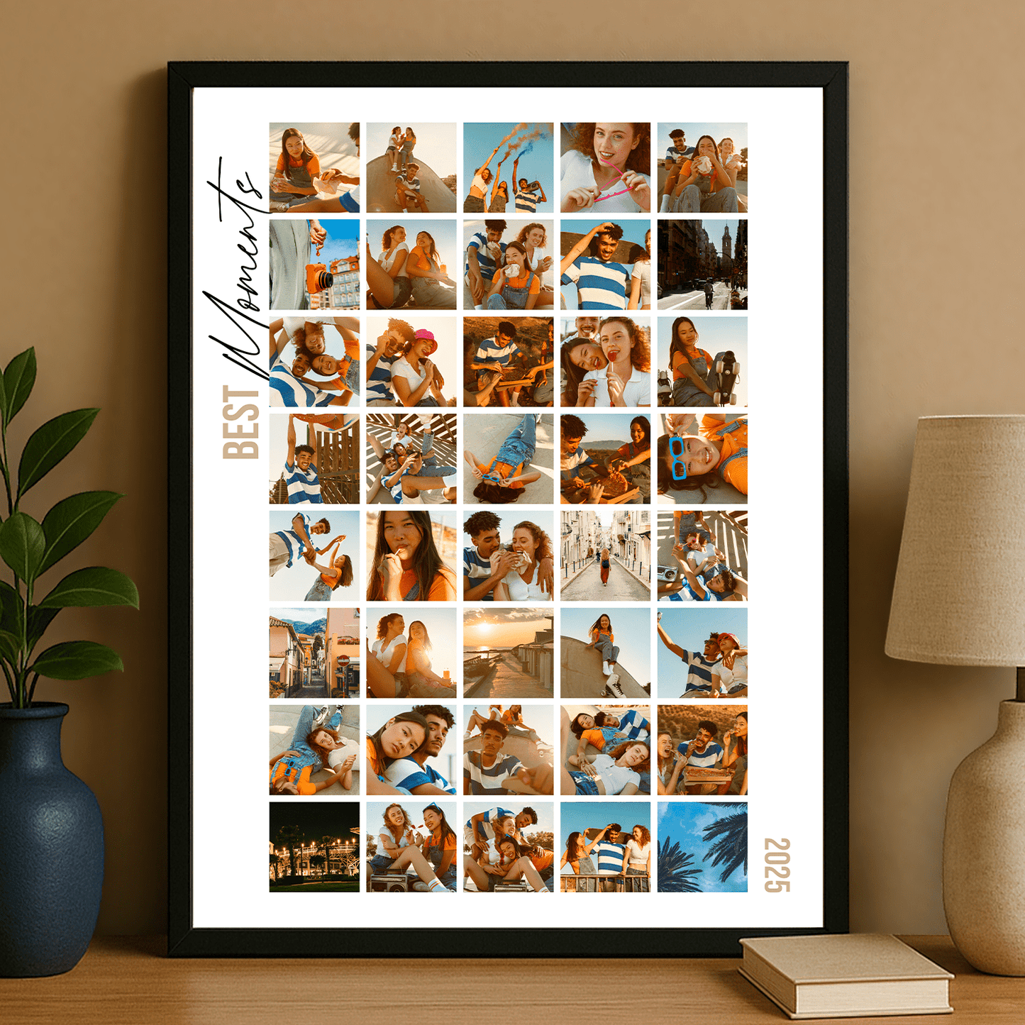 Kolaż najlepsze momenty - personalizowany plakat dla przyjciółki - StwórzPrezent.pl