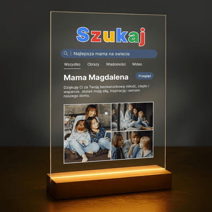 Mama - druk na szkle akrylowym dla mamy - stworzprezent.pl