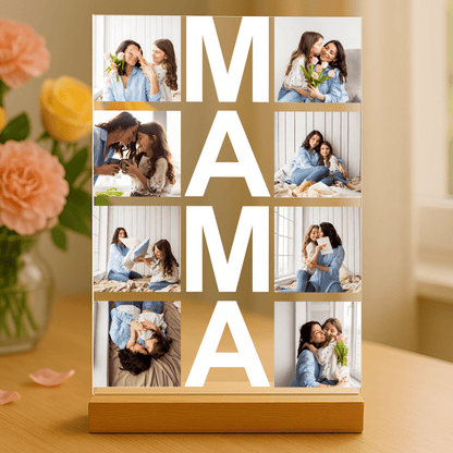 Fotokolaż Mama - Druk na szkle, spersonalizowany prezent dla mamy - stworzprezent.pl