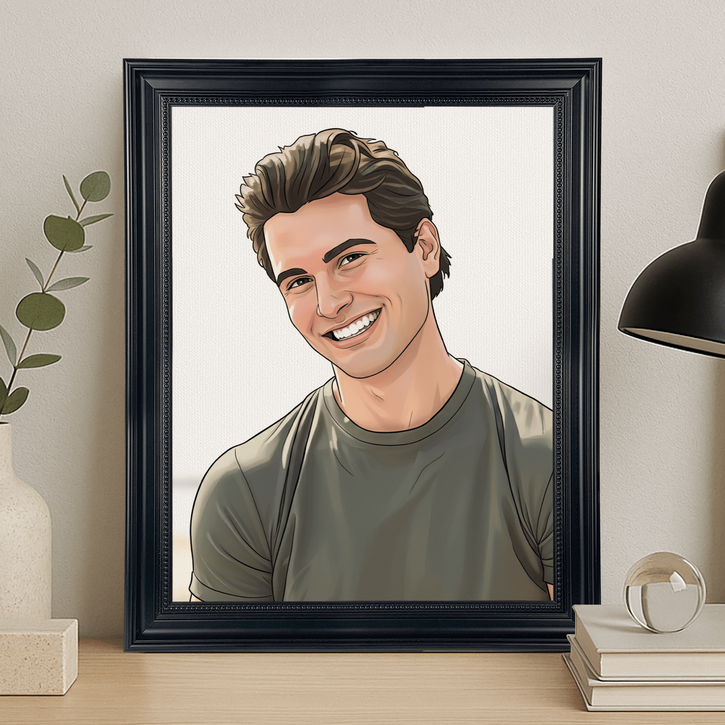 Mężczyzna w stylu kreskówki - portret na płótnie dla mężczyzny - StwórzPrezent.pl