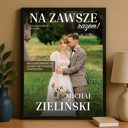 Na zawsze - plakat personalizowany dla pary - StwórzPrezent.pl