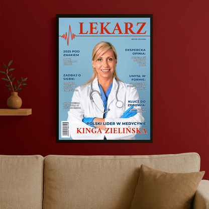 Pani Doktor Roku - plakat personalizowany dla kobiety - StwórzPrezent.pl