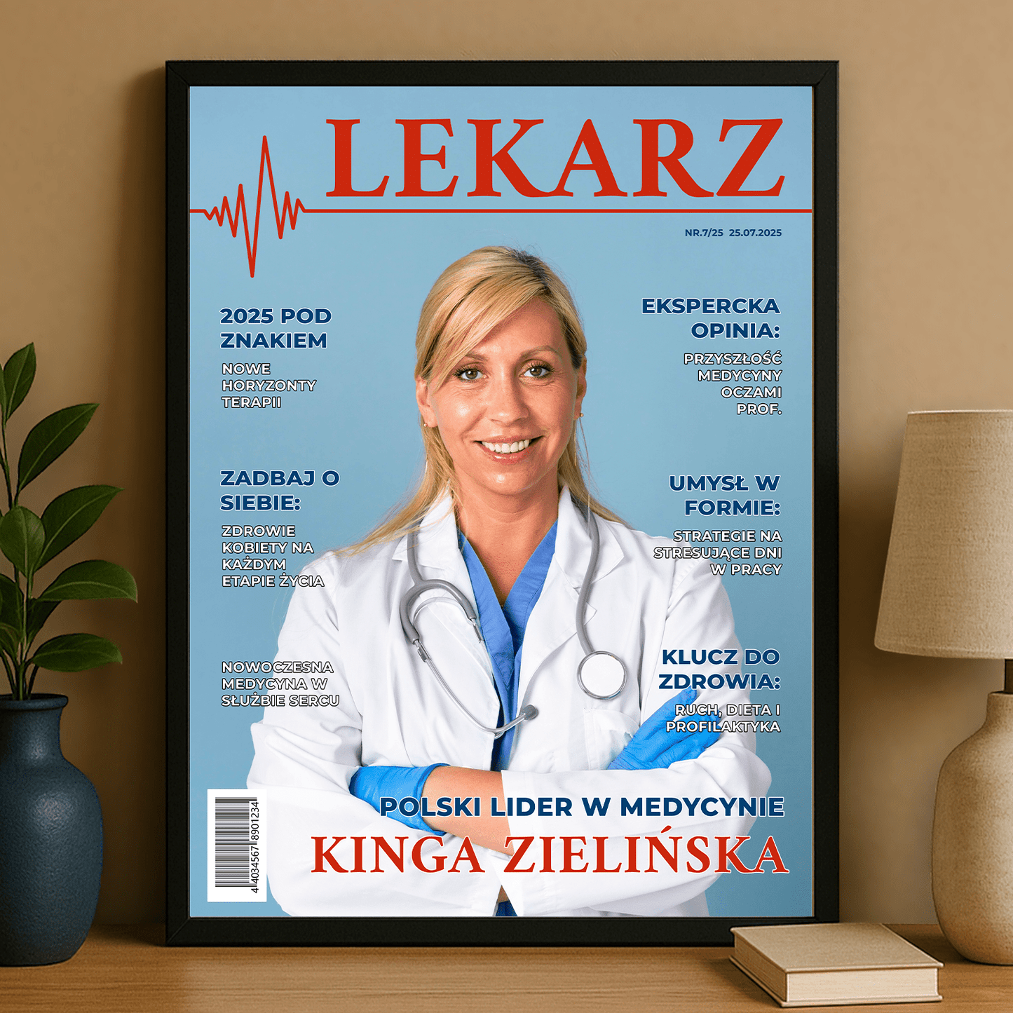 Pani Doktor Roku - plakat personalizowany dla kobiety - StwórzPrezent.pl