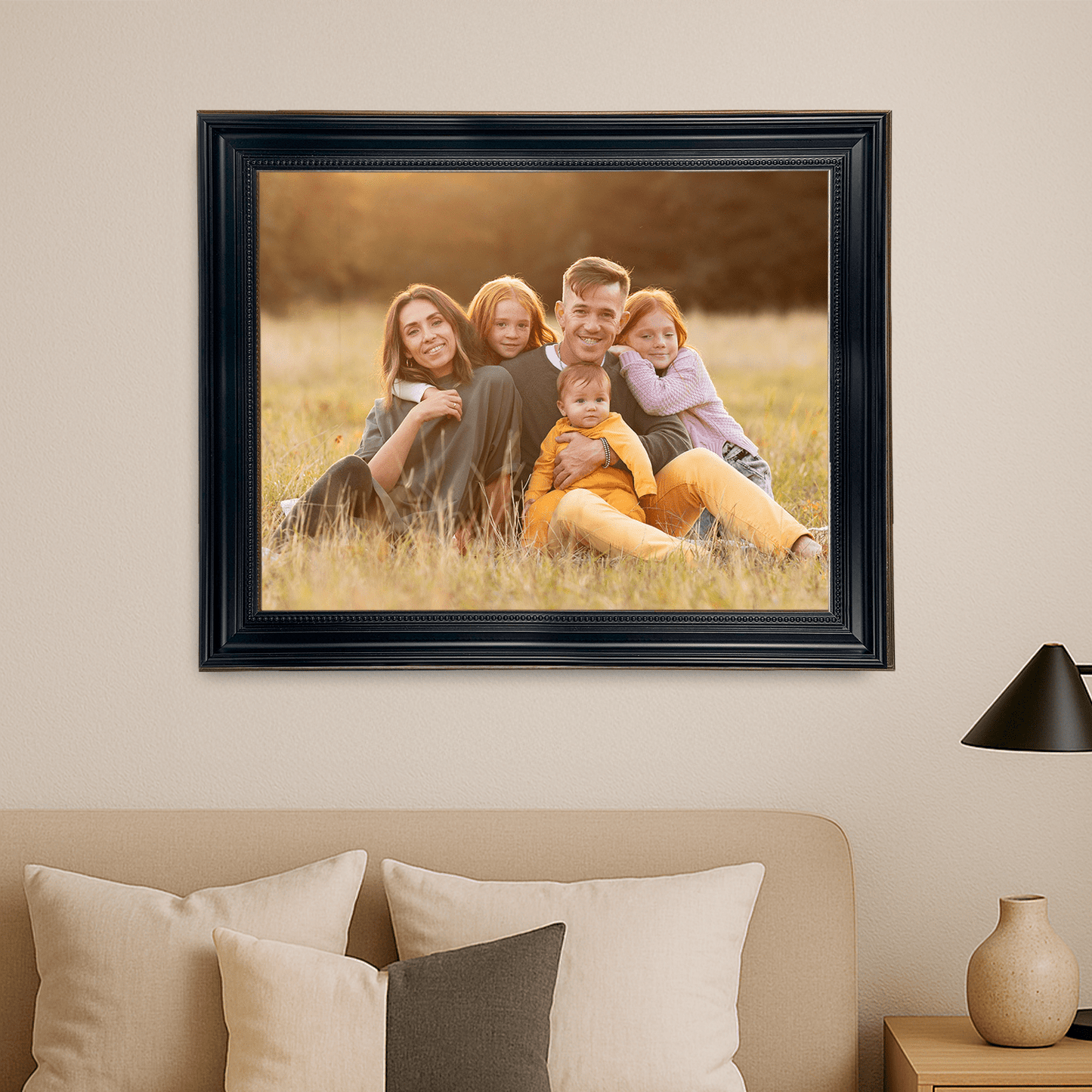 Portret rodziny - personalizowany obraz na płótnie dla rodziców - StwórzPrezent.pl