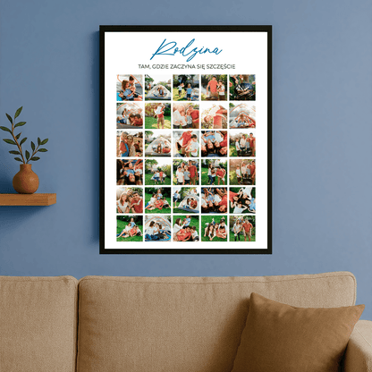 Rodzina - plakat personalizowany dla rodziców - StwórzPrezent.pl