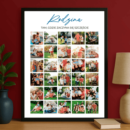 Rodzina - plakat personalizowany dla rodziców - StwórzPrezent.pl