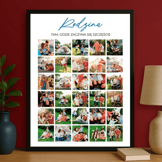 Rodzina - plakat personalizowany dla rodziców - StwórzPrezent.pl