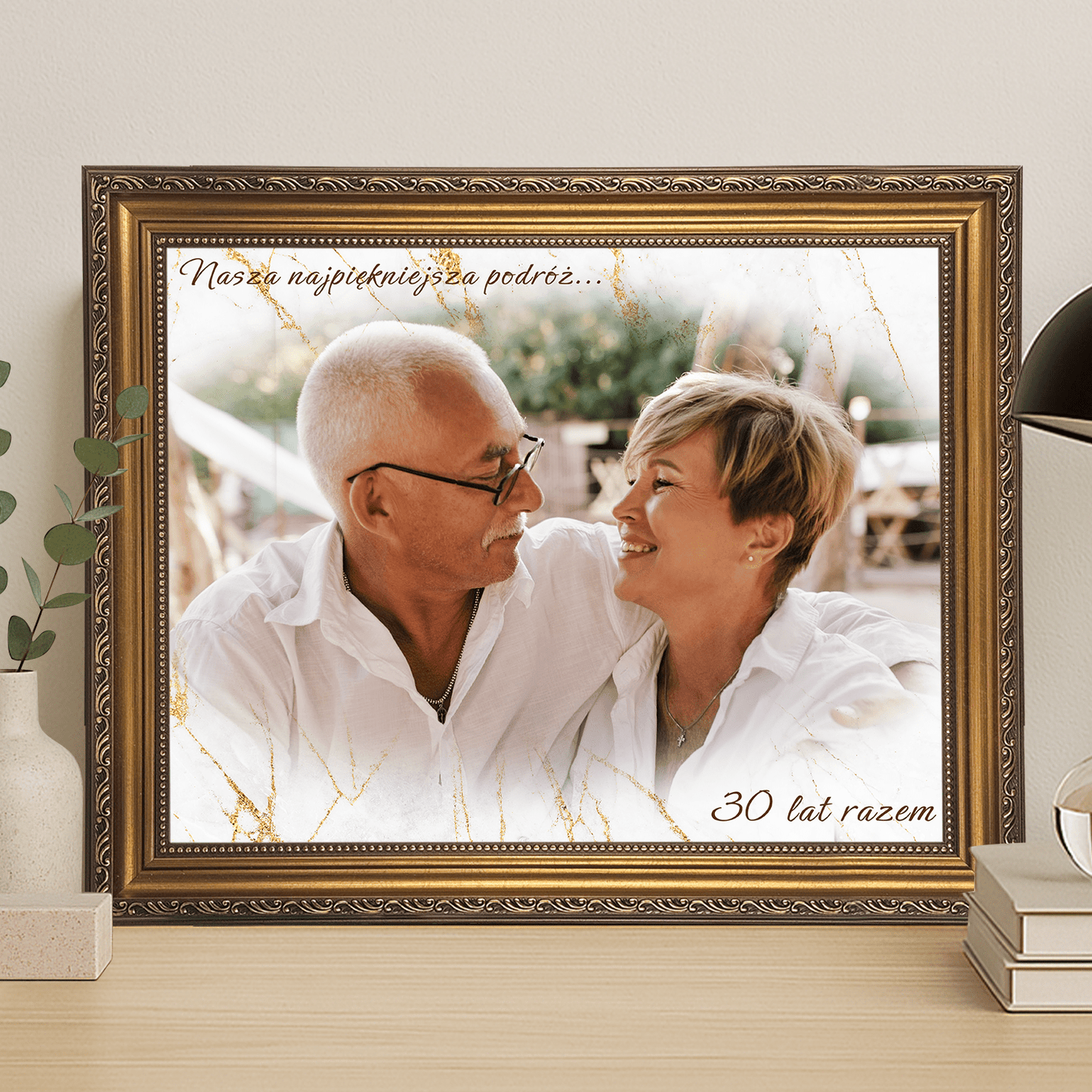 Z okazji 30 rocznicy - portret na płótnie dla pary - StwórzPrezent.pl