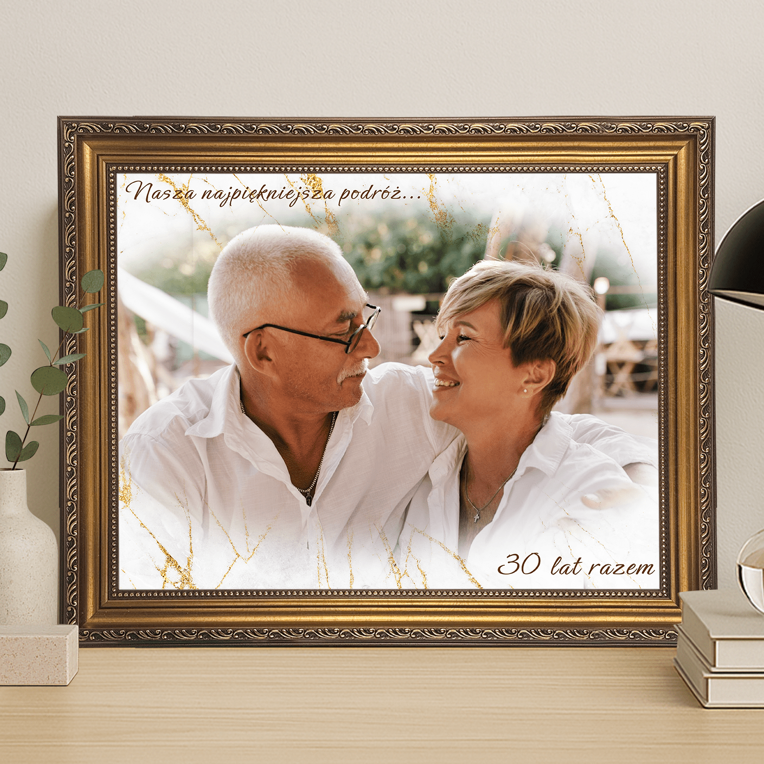 Z okazji 30 rocznicy - portret na płótnie dla pary - StwórzPrezent.pl