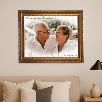 Z okazji 30 rocznicy - portret na płótnie dla pary - StwórzPrezent.pl