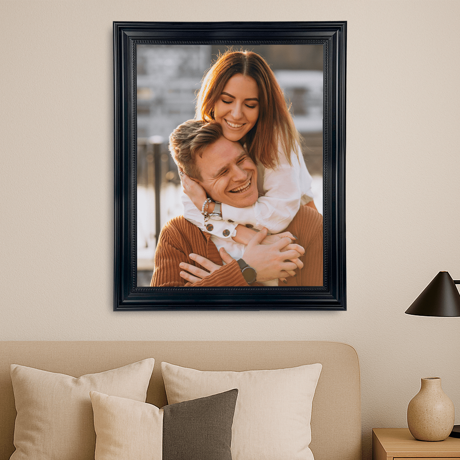 Zakochani - portret na płótnie dla pary - StwórzPrezent.pl