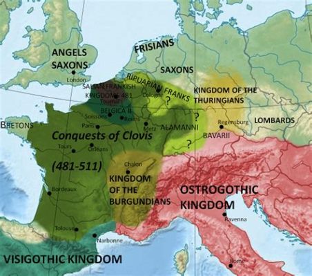 การก่อตั้งอาณาจักร Frankish โดย Clovis I; กษัตริย์ผู้สถาปนาอารยธรรมยุคกลางของยุโรป